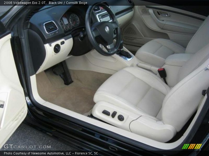 Black Uni / Cornsilk Beige 2008 Volkswagen Eos 2.0T
