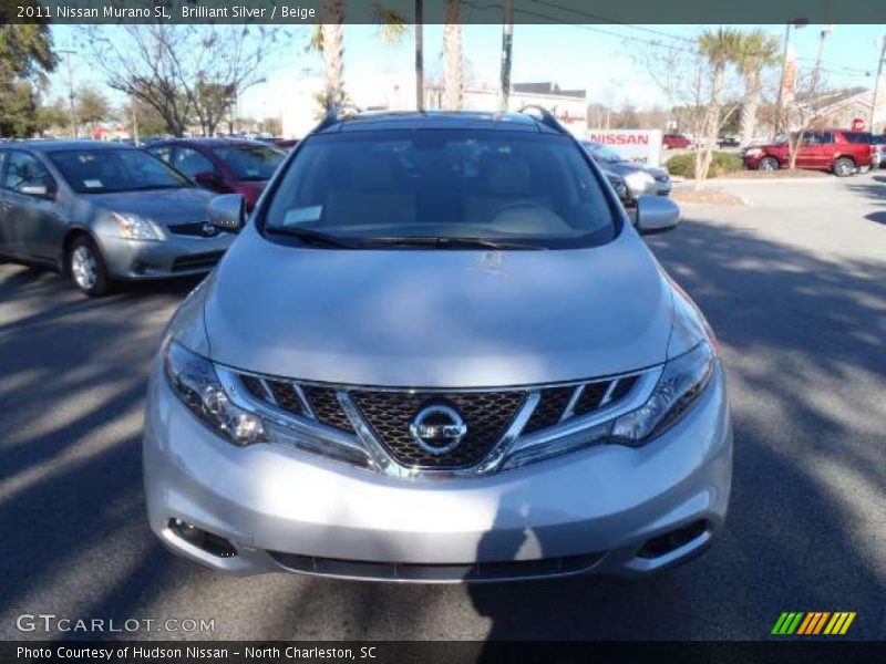 Brilliant Silver / Beige 2011 Nissan Murano SL
