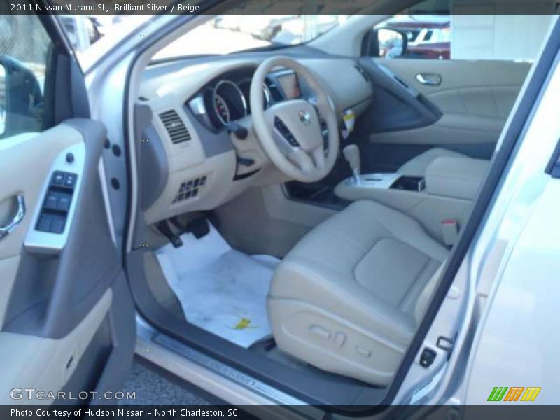 Brilliant Silver / Beige 2011 Nissan Murano SL