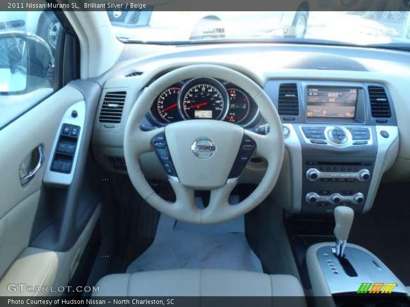 Brilliant Silver / Beige 2011 Nissan Murano SL
