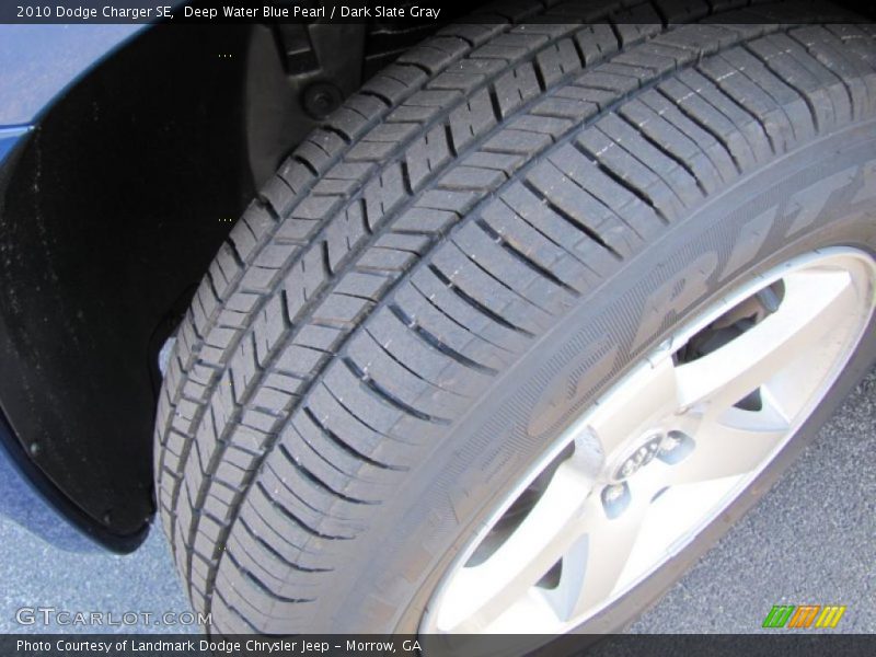 Deep Water Blue Pearl / Dark Slate Gray 2010 Dodge Charger SE