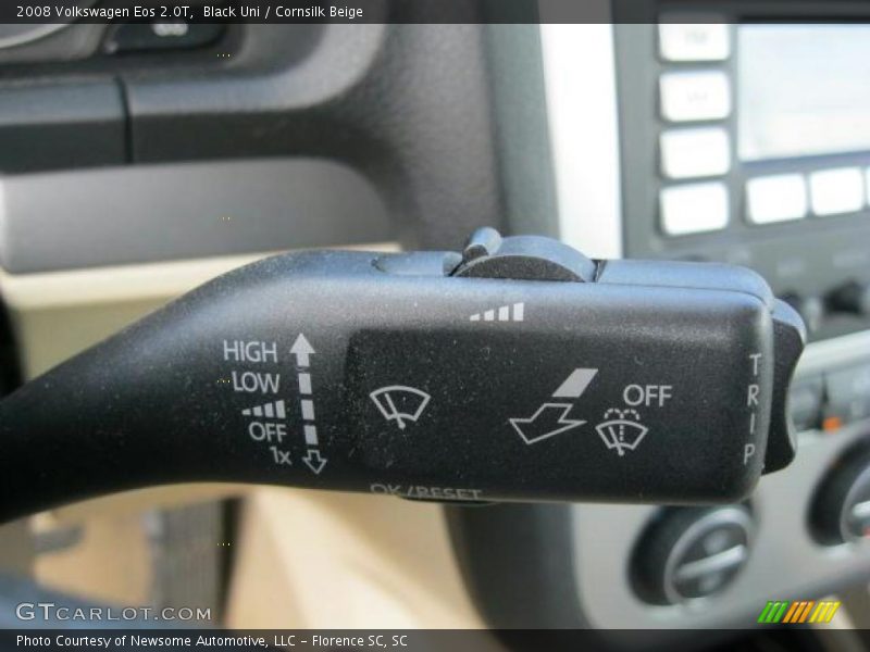Black Uni / Cornsilk Beige 2008 Volkswagen Eos 2.0T