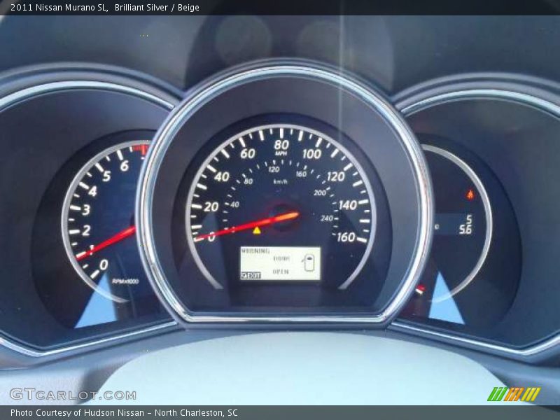 Brilliant Silver / Beige 2011 Nissan Murano SL