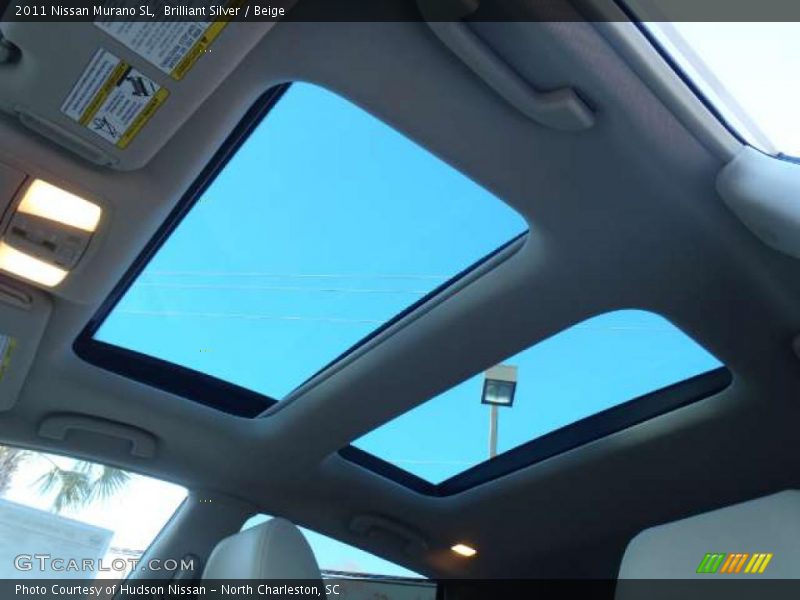 Brilliant Silver / Beige 2011 Nissan Murano SL