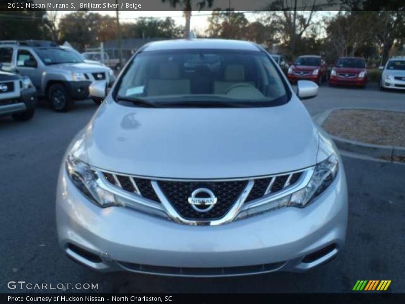 Brilliant Silver / Beige 2011 Nissan Murano S