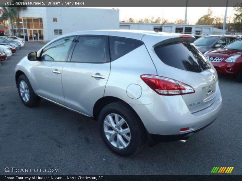 Brilliant Silver / Beige 2011 Nissan Murano S