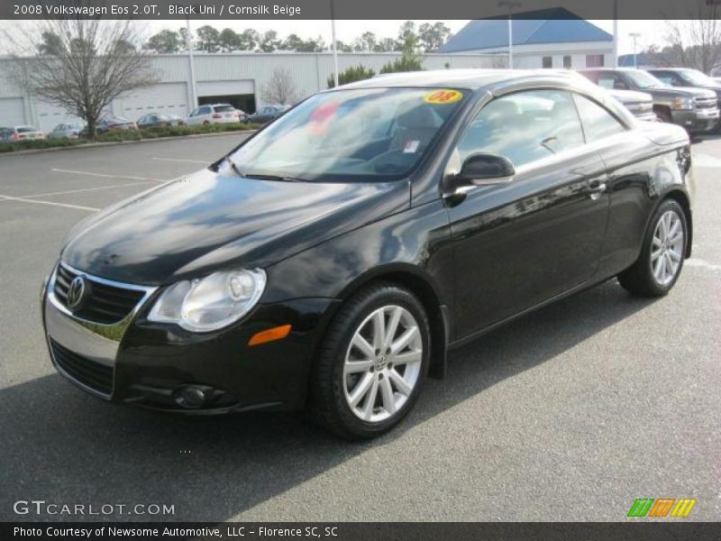 Black Uni / Cornsilk Beige 2008 Volkswagen Eos 2.0T