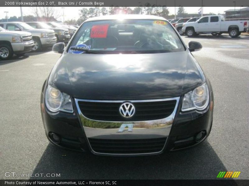 Black Uni / Cornsilk Beige 2008 Volkswagen Eos 2.0T