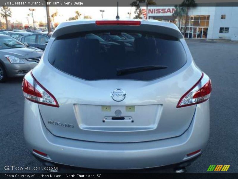 Brilliant Silver / Beige 2011 Nissan Murano S