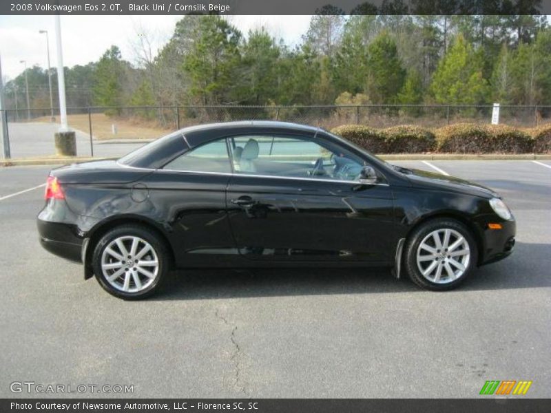 Black Uni / Cornsilk Beige 2008 Volkswagen Eos 2.0T