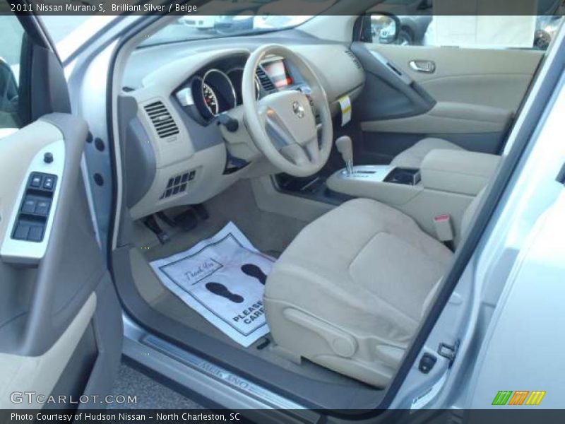 Brilliant Silver / Beige 2011 Nissan Murano S