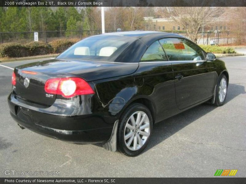 Black Uni / Cornsilk Beige 2008 Volkswagen Eos 2.0T