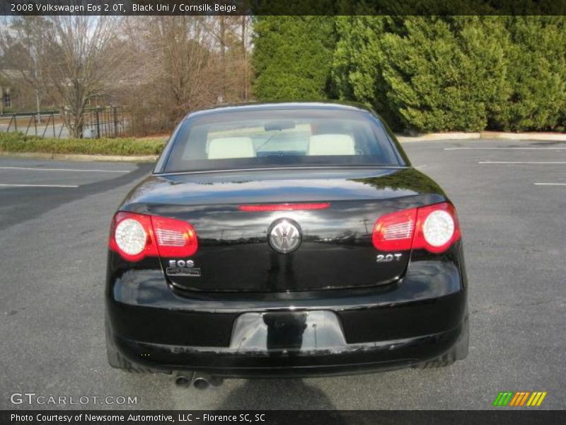 Black Uni / Cornsilk Beige 2008 Volkswagen Eos 2.0T