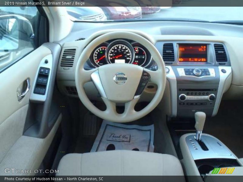 Brilliant Silver / Beige 2011 Nissan Murano S