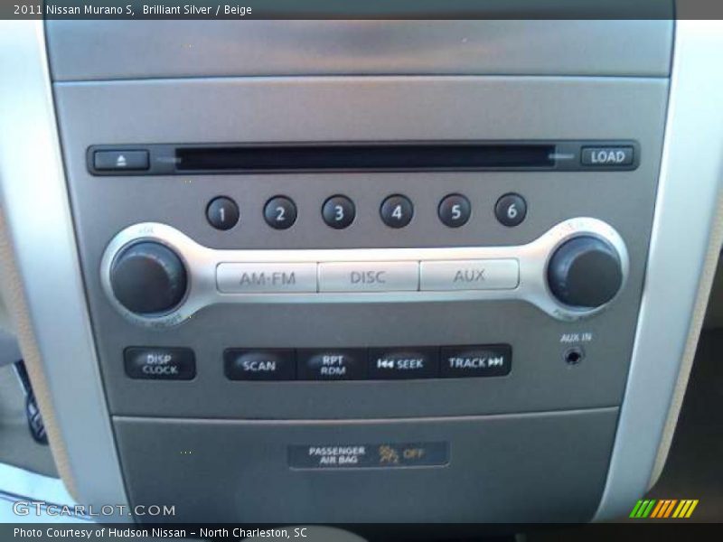 Brilliant Silver / Beige 2011 Nissan Murano S
