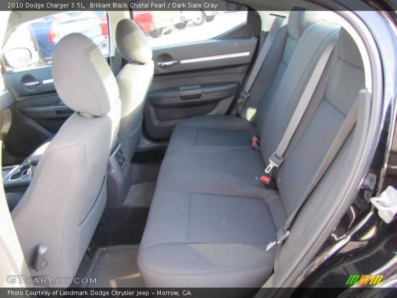 Brilliant Black Crystal Pearl / Dark Slate Gray 2010 Dodge Charger 3.5L