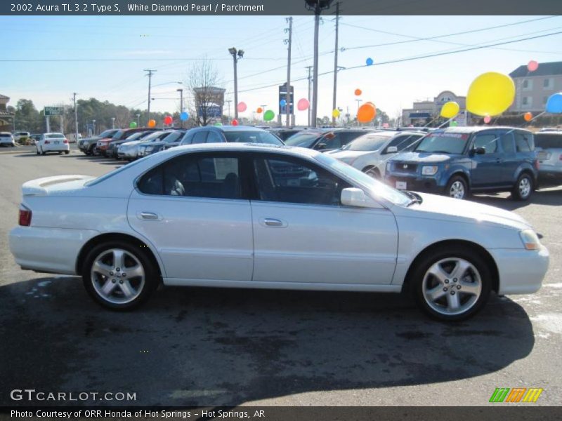 White Diamond Pearl / Parchment 2002 Acura TL 3.2 Type S
