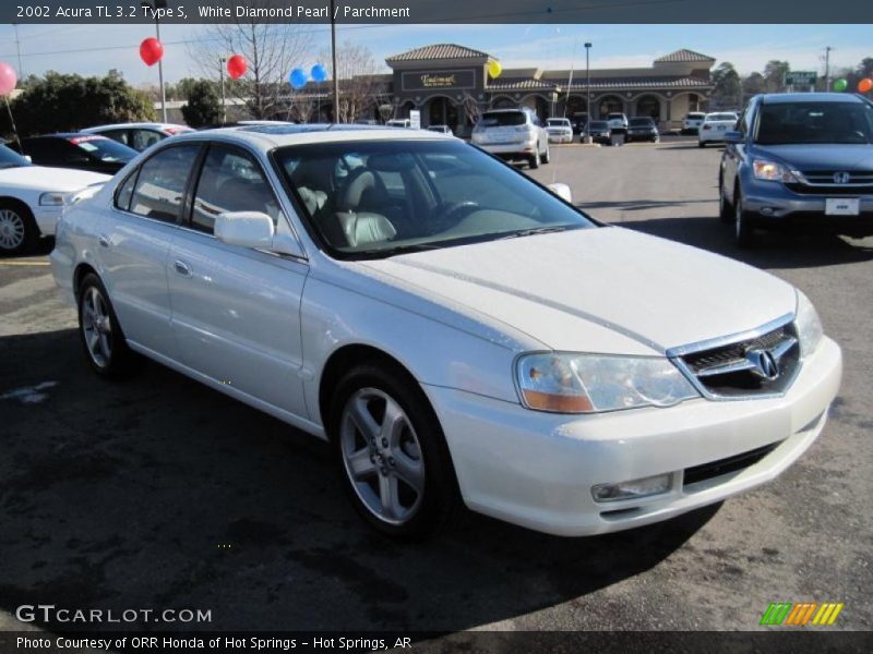 White Diamond Pearl / Parchment 2002 Acura TL 3.2 Type S