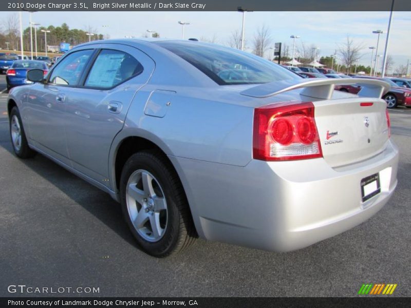 Bright Silver Metallic / Dark Slate Gray 2010 Dodge Charger 3.5L
