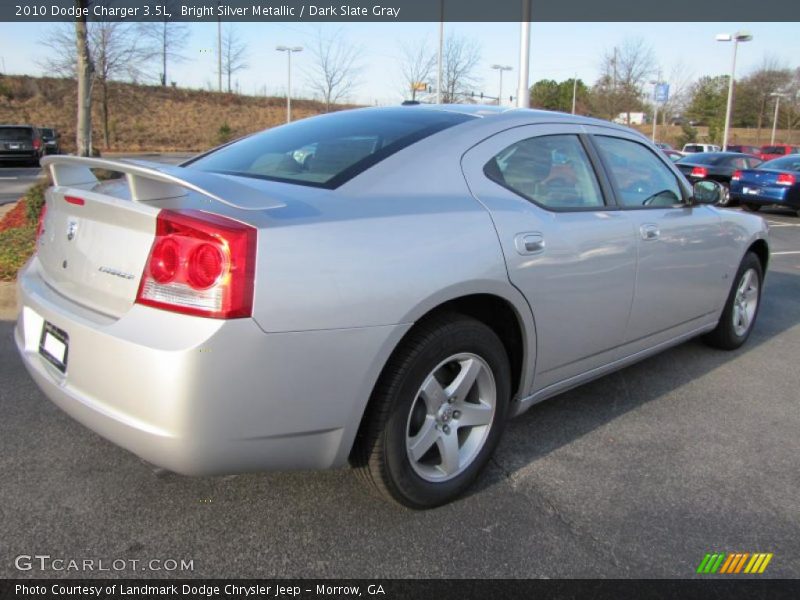 Bright Silver Metallic / Dark Slate Gray 2010 Dodge Charger 3.5L
