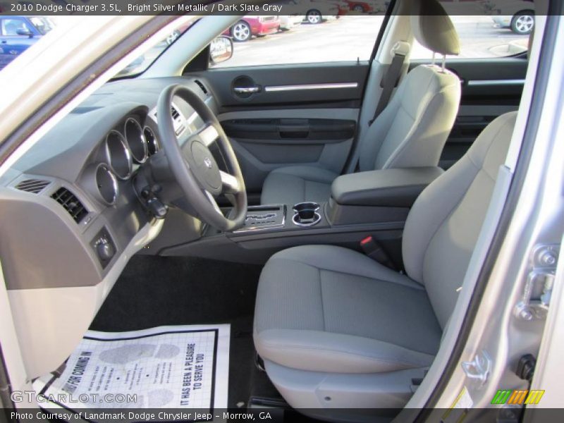 Bright Silver Metallic / Dark Slate Gray 2010 Dodge Charger 3.5L