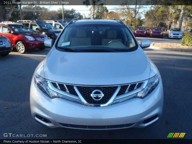 Brilliant Silver / Beige 2011 Nissan Murano SV