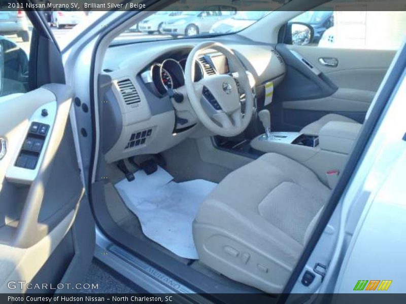 Brilliant Silver / Beige 2011 Nissan Murano SV