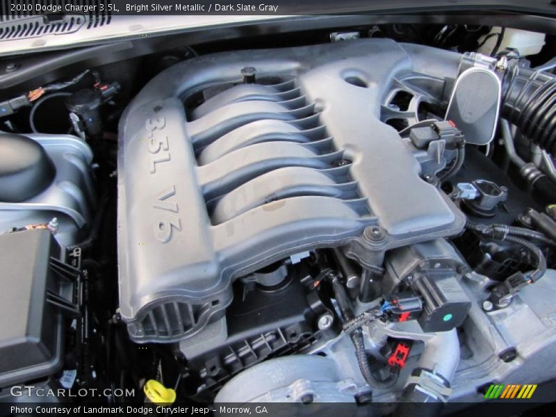 Bright Silver Metallic / Dark Slate Gray 2010 Dodge Charger 3.5L