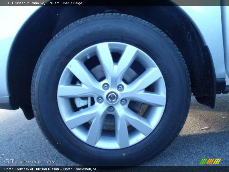 Brilliant Silver / Beige 2011 Nissan Murano SV