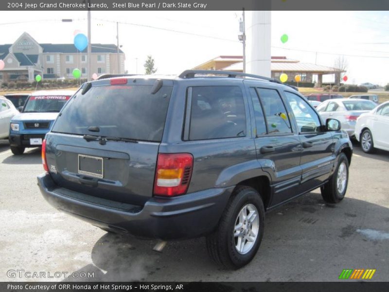 Steel Blue Pearl / Dark Slate Gray 2004 Jeep Grand Cherokee Laredo