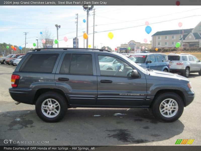 Steel Blue Pearl / Dark Slate Gray 2004 Jeep Grand Cherokee Laredo