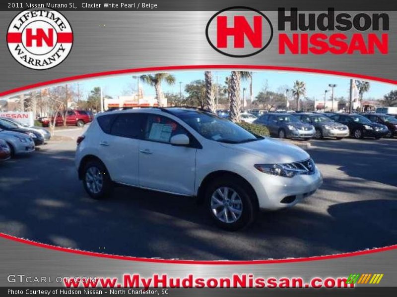 Glacier White Pearl / Beige 2011 Nissan Murano SL