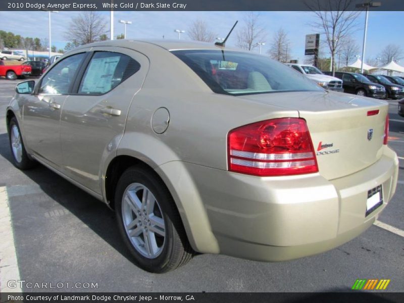 White Gold / Dark Slate Gray 2010 Dodge Avenger Express