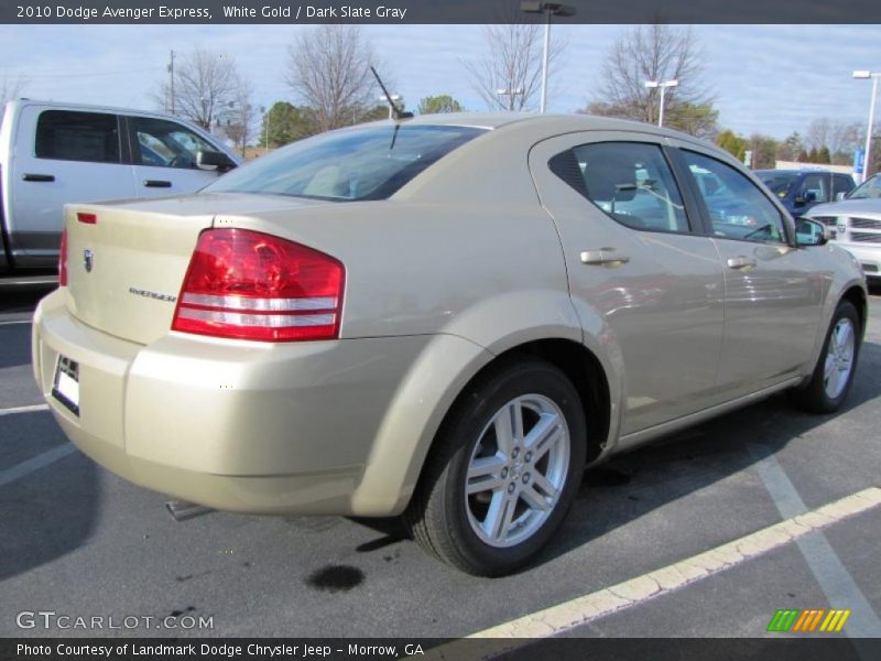 White Gold / Dark Slate Gray 2010 Dodge Avenger Express