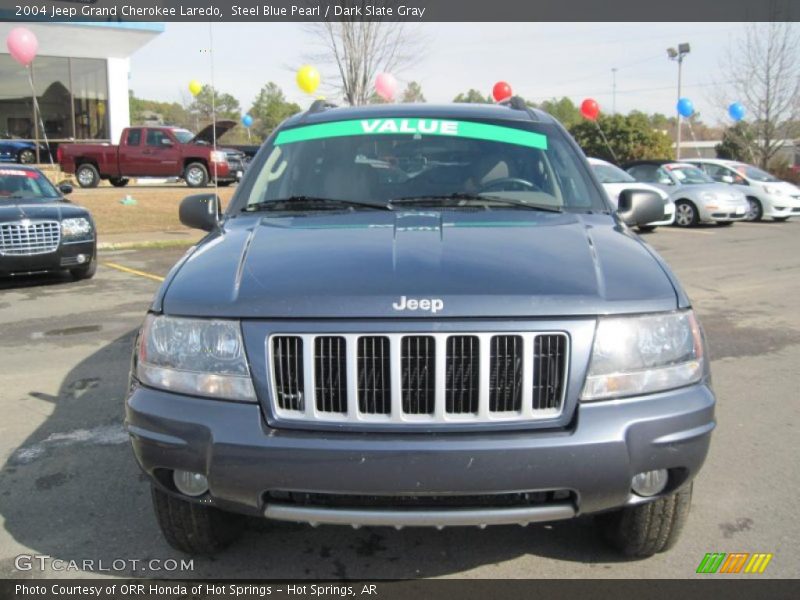 Steel Blue Pearl / Dark Slate Gray 2004 Jeep Grand Cherokee Laredo