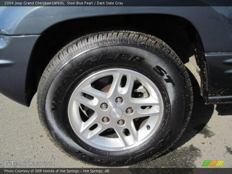 Steel Blue Pearl / Dark Slate Gray 2004 Jeep Grand Cherokee Laredo