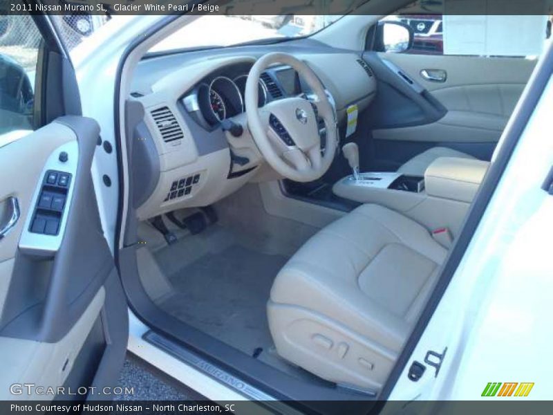Glacier White Pearl / Beige 2011 Nissan Murano SL