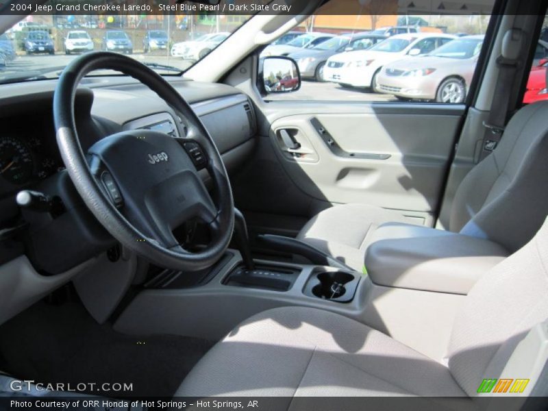Steel Blue Pearl / Dark Slate Gray 2004 Jeep Grand Cherokee Laredo
