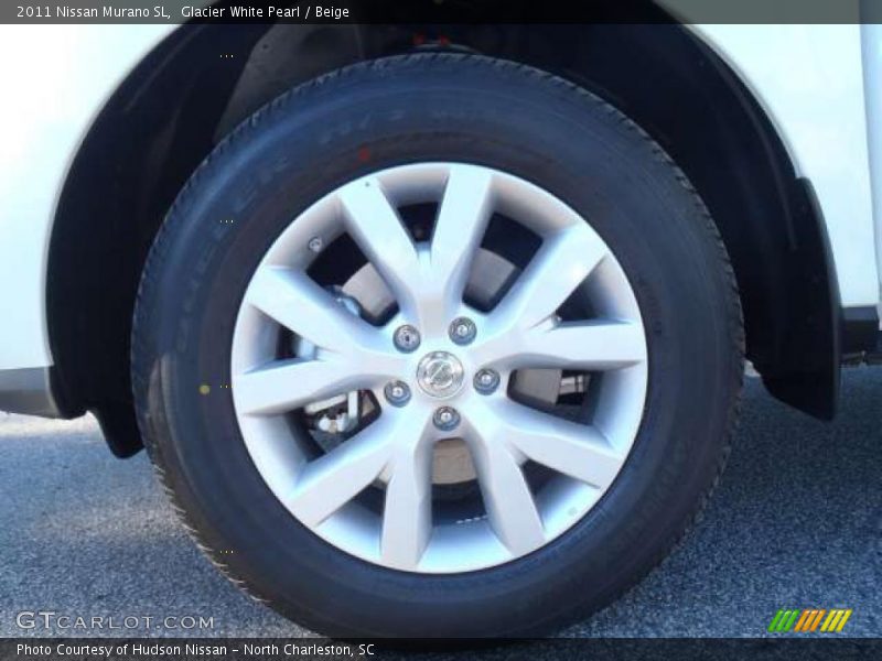Glacier White Pearl / Beige 2011 Nissan Murano SL