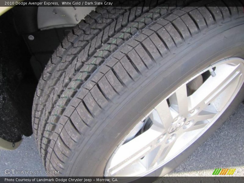 White Gold / Dark Slate Gray 2010 Dodge Avenger Express