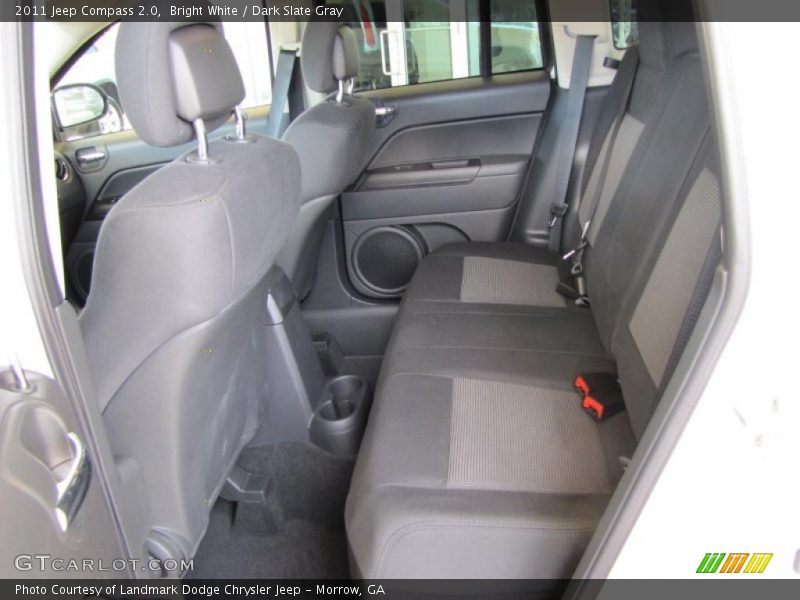 Bright White / Dark Slate Gray 2011 Jeep Compass 2.0