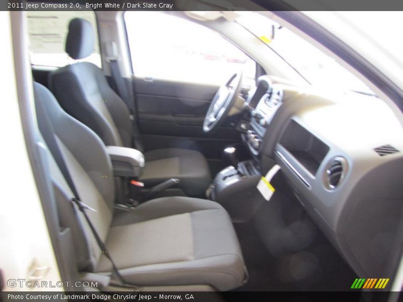 Bright White / Dark Slate Gray 2011 Jeep Compass 2.0