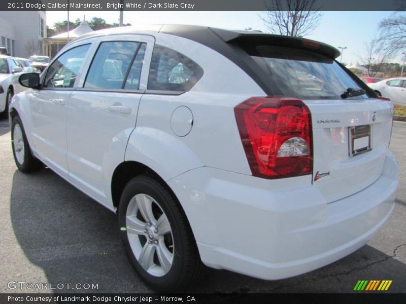 Bright White / Dark Slate Gray 2011 Dodge Caliber Mainstreet