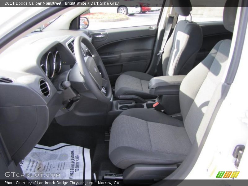 Bright White / Dark Slate Gray 2011 Dodge Caliber Mainstreet