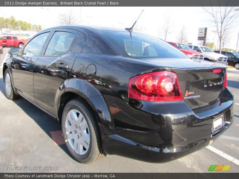 Brilliant Black Crystal Pearl / Black 2011 Dodge Avenger Express