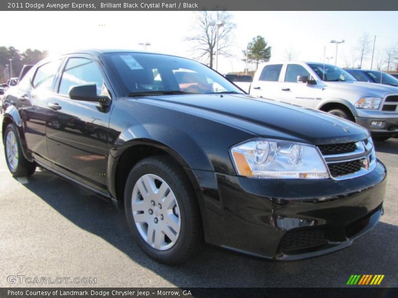 Brilliant Black Crystal Pearl / Black 2011 Dodge Avenger Express