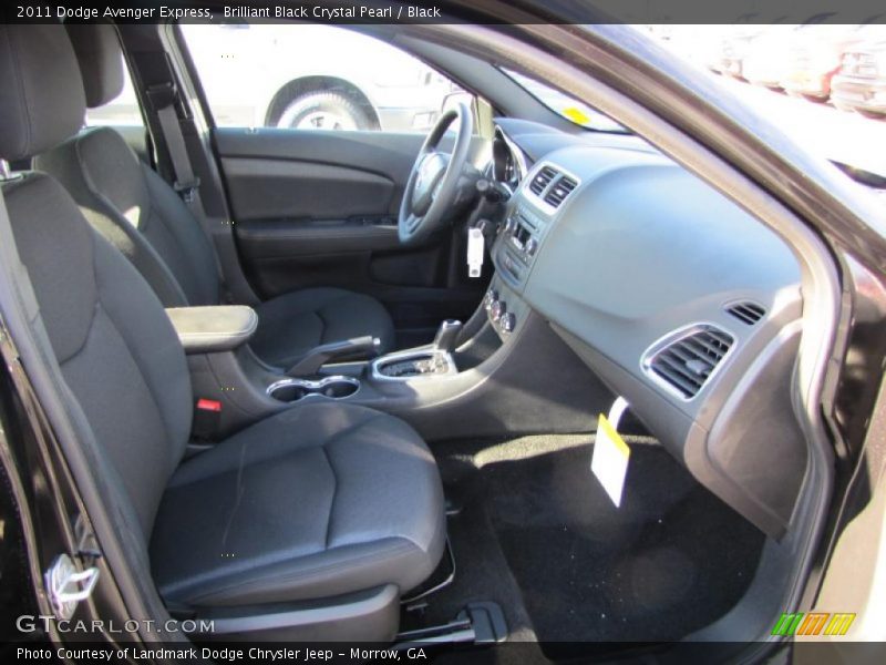Brilliant Black Crystal Pearl / Black 2011 Dodge Avenger Express