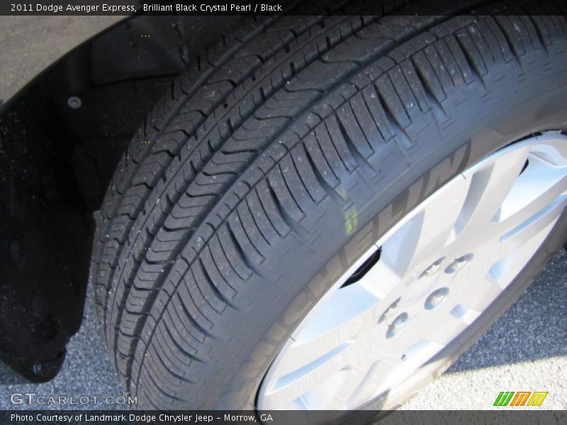 Brilliant Black Crystal Pearl / Black 2011 Dodge Avenger Express