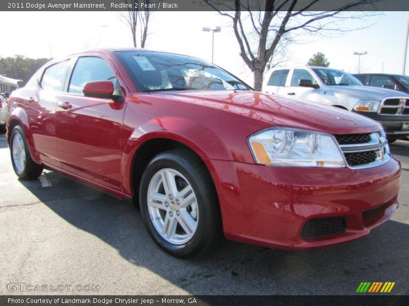 Redline 2 Pearl / Black 2011 Dodge Avenger Mainstreet