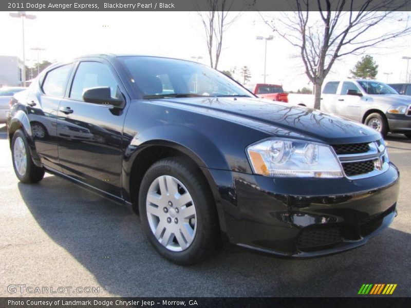 Blackberry Pearl / Black 2011 Dodge Avenger Express